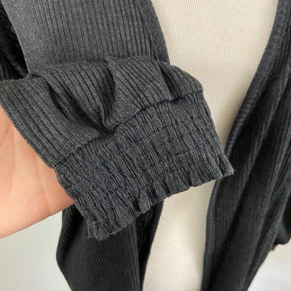 NWT ECLAIR Black Open Cardigan‎ (M) - Picture 4 of 9